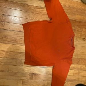 Tommy Hilfiger Orange Crewneck Sweater